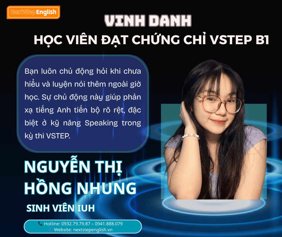 Học viên 6 đã đạt chứng chỉ tại NextStep English Center