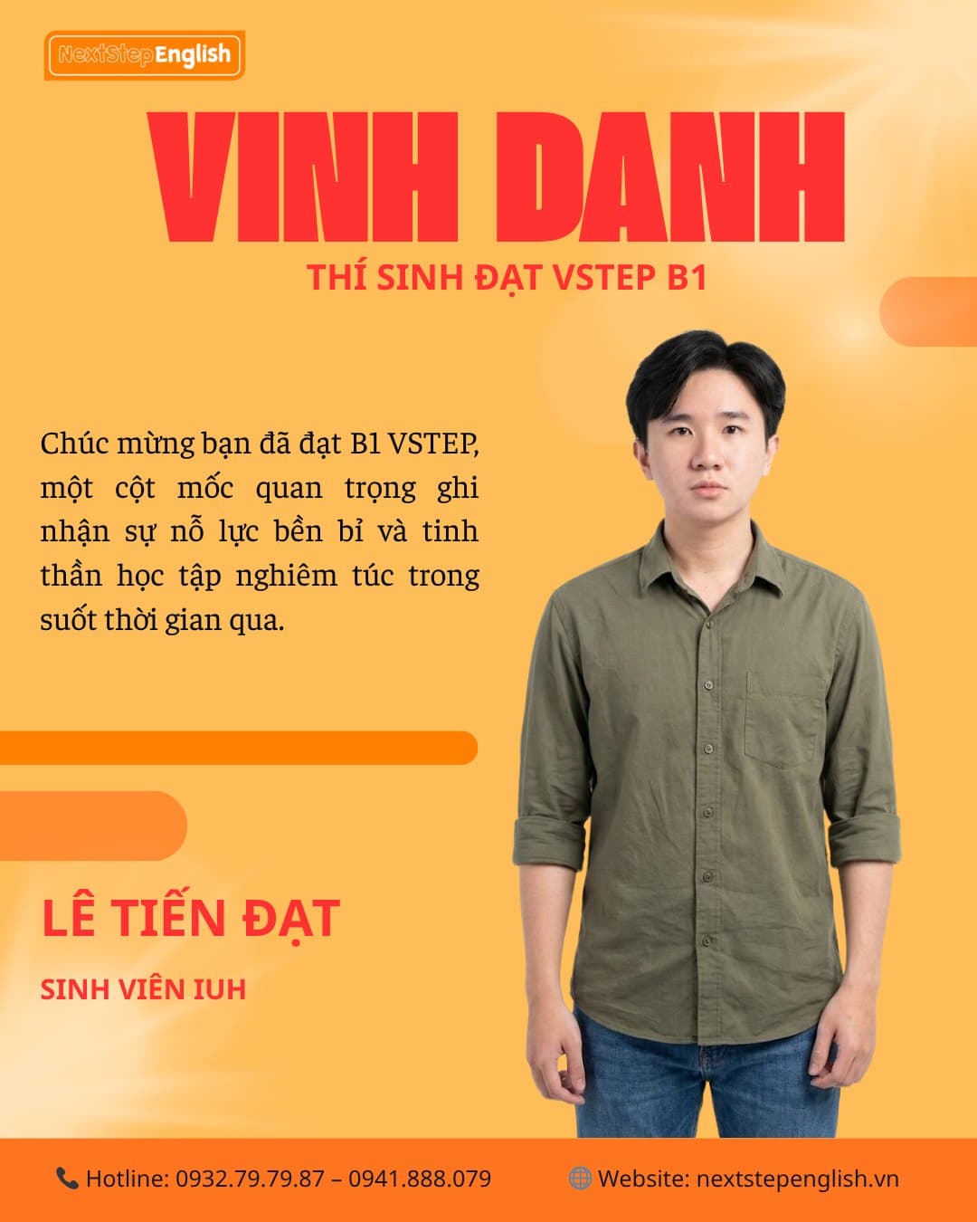 Học viên 7 đã đạt chứng chỉ tại NextStep English Center