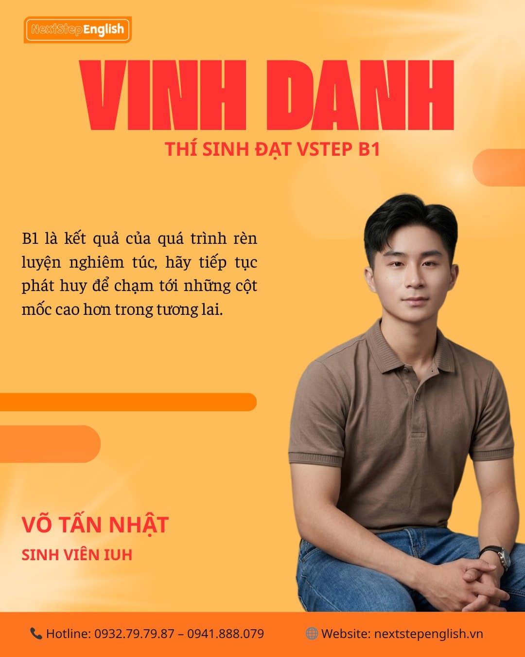 Học viên 5 đã đạt chứng chỉ tại NextStep English Center